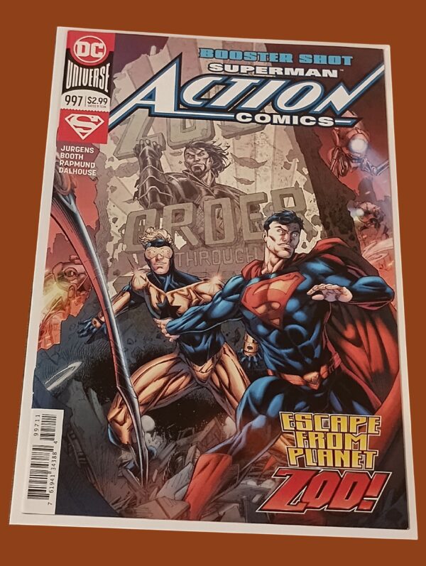 Action Comics #997 – Superman & Booster Gold Escape Planet Zod!