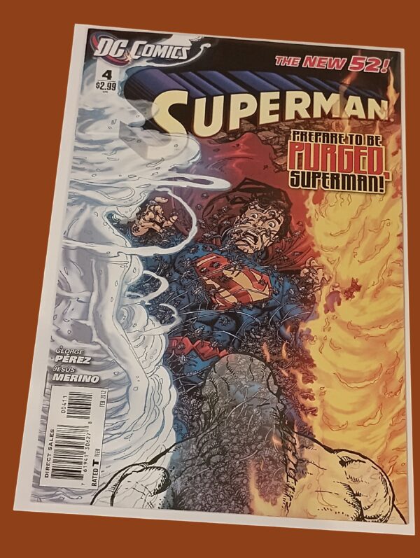 Superman #4 – The New 52 (2012) | “Prepare to Be Purged, Superman!” | DC Comic