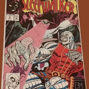 Sleepwalker #8 (1991) – Deathlok vs. Sleepwalker Marvel Comics Showdown!
