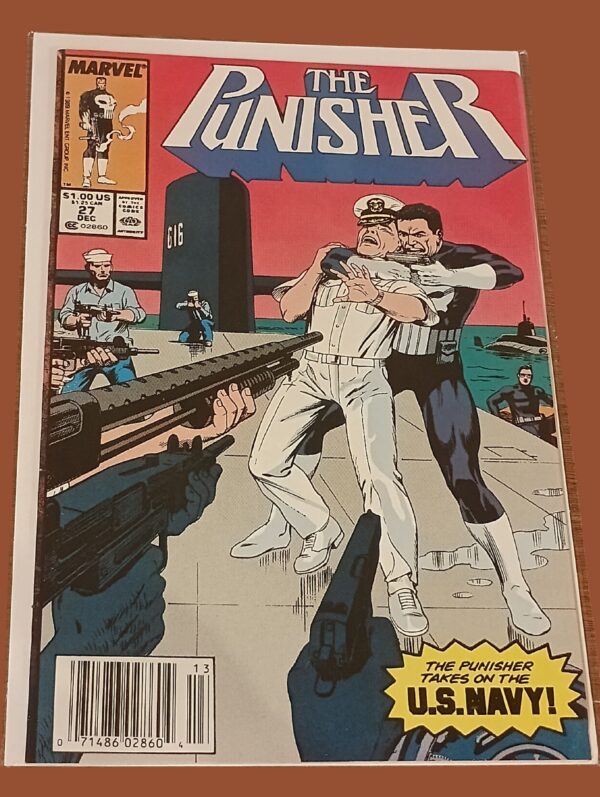 The Punisher #27 (1989) – Frank Castle vs. the U.S. Navy! Marvel Comics