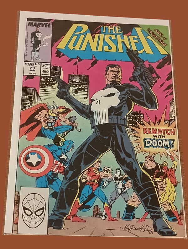 The Punisher #29 – Acts of Vengeance: Rematch with Doom! (1990, Marvel Comics)