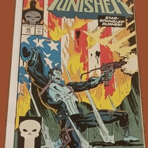 The Punisher #40 – “Star-Spangled Burner!” (1990, Marvel Comics)