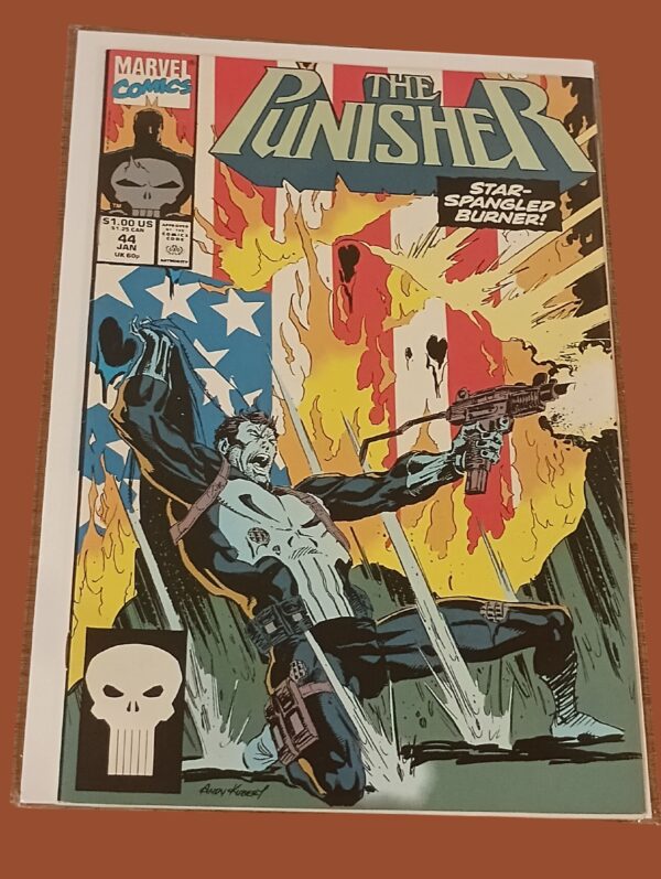 The Punisher #40 – “Star-Spangled Burner!” (1990, Marvel Comics)