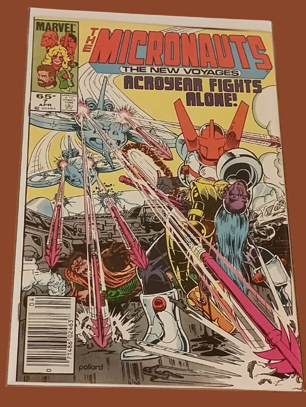 The Micronauts: The New Voyages #7 – “Acroyear Fights Alone!” (1985, Marvel Comics)