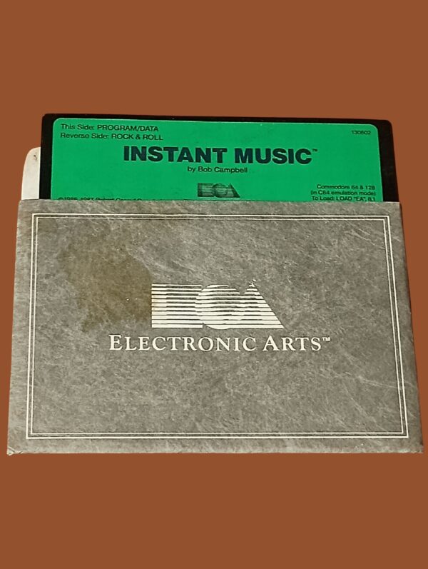Instant Music – Commodore 64 & 128 – Electronic Arts – 5.25" Floppy Disk