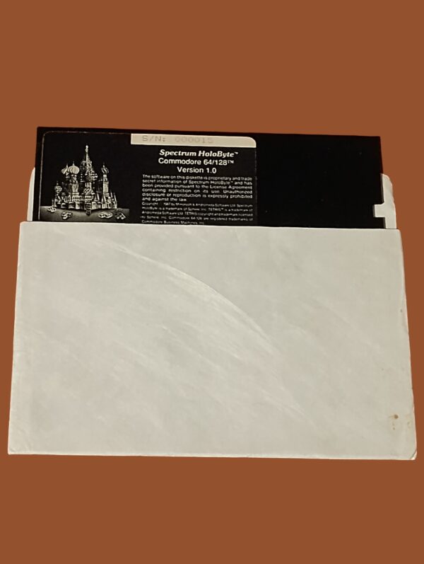 Spectrum HoloByte – Commodore 64/128 – Version 1.0 – Vintage 5.25" Floppy Disk