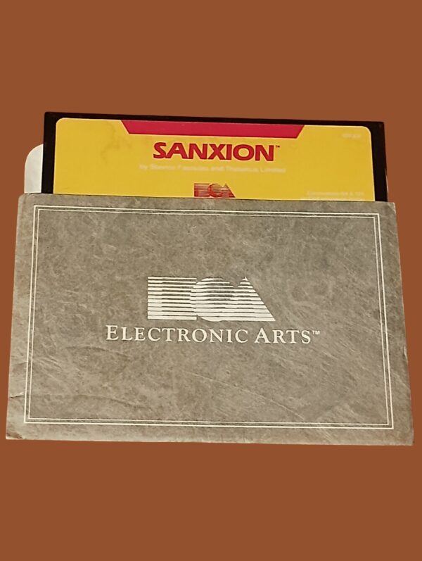Sanxion – Electronic Arts – Commodore 64 & 128 – 5.25" Floppy Disk