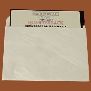 John Elway's Quarterback – Commodore 64/128 – 5.25" Floppy Disk – Melbourne House