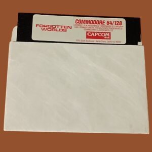 Forgotten Worlds – Commodore 64/128 – 5.25" Floppy Disk – Capcom USA
