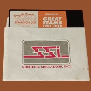 Tony La Russa’s Ultimate Baseball – Great Teams 1901–1968 Expansion Disk – Commodore 64 – SSI (1991)
