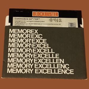 Blockbuster – Commodore 64/128 – 5.25" Floppy Disk (1987) – Audiogenic Software