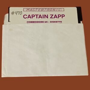 Captain Zapp – Commodore 64 – 5.25" Floppy Disk – Mastertronic