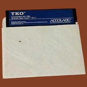 TKO – Commodore 64/128 – 5.25" Floppy Disk – Accolade (1988)