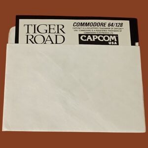 Tiger Road – Commodore 64/128 – 5.25" Floppy Disk – Capcom USA