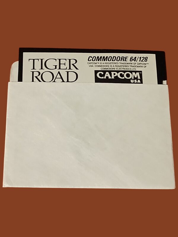 Tiger Road – Commodore 64/128 – 5.25" Floppy Disk – Capcom USA
