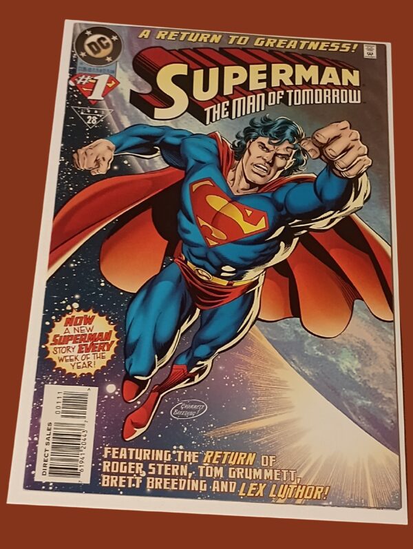 Superman: The Man of Tomorrow #1 (1995) – A Return to Greatness – Stern, Grummett & Breeding