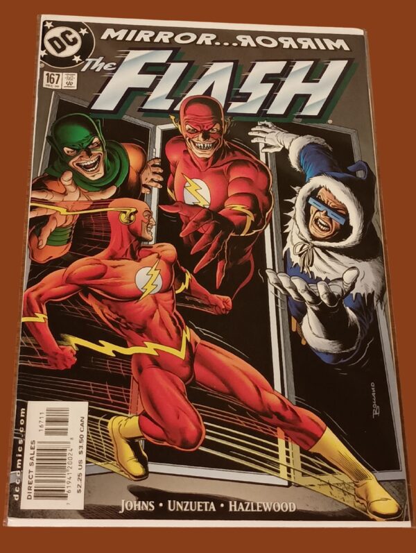 The Flash #167 (2001) – “Mirror…Rorrim” Featuring Captain Cold, Mirror Master & Reverse-Flash
