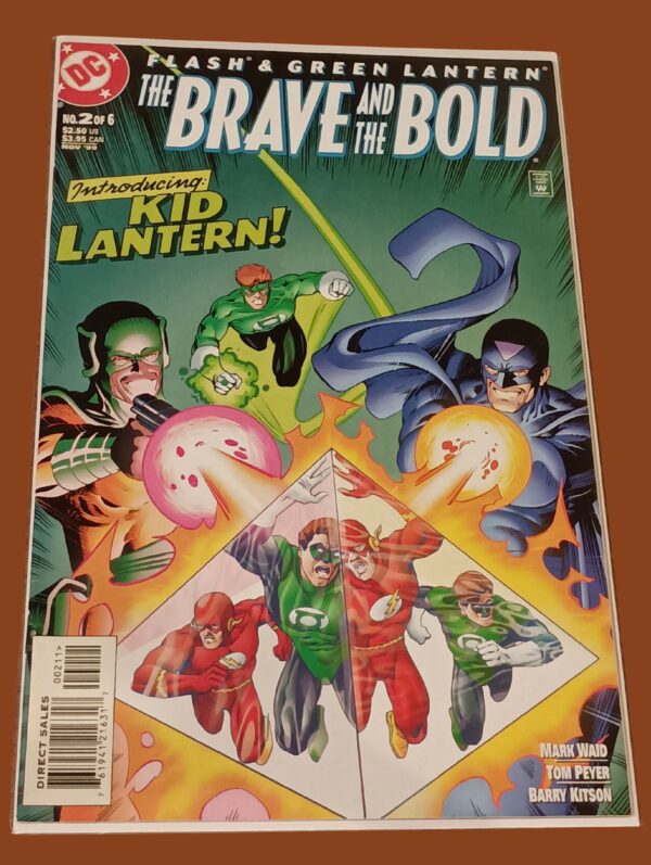 The Brave and the Bold #2 (1999) – DC Comics – Flash & Green Lantern – “Introducing: Kid Lantern!” – Part 2 of 6
