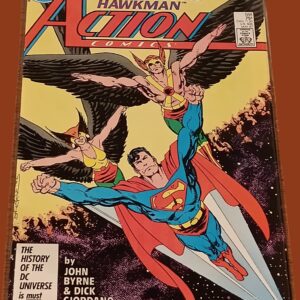 Action Comics #588 – Superman & Hawkman: Shadow War Epic Finale (1987, DC Comics)