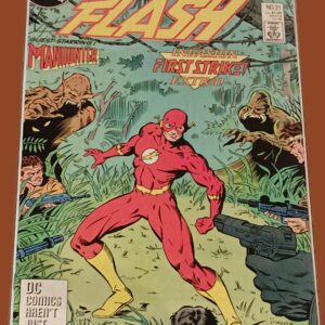 The Flash #21 (1989) – DC Comics Invasion! First Strike! Crossover with Manhunter