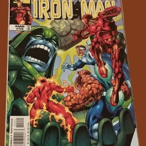 The Invincible Iron Man #14 (1999, Marvel Comics) – Featuring the Fantastic Four & Doctor Doom