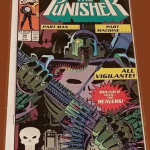 The Punisher #34 (1990, Marvel Comics) – Round 2 with the Reavers!