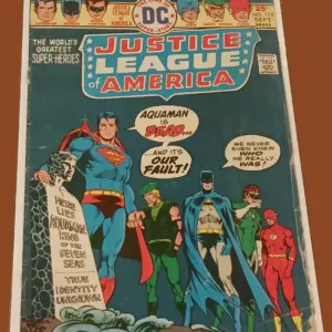 Justice League of America #122 (1975) – DC Comics “Aquaman is Dead!”