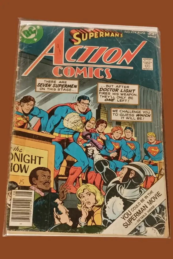 Action Comics #474 (1977) – DC Comics Seven Supermen!