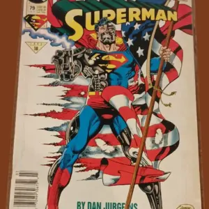 Superman #79 (1993) – Reign of the Supermen! – Cyborg Superman
