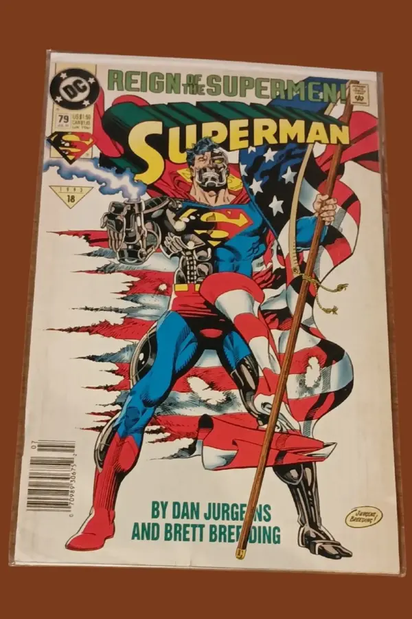Superman #79 (1993) – Reign of the Supermen! – Cyborg Superman