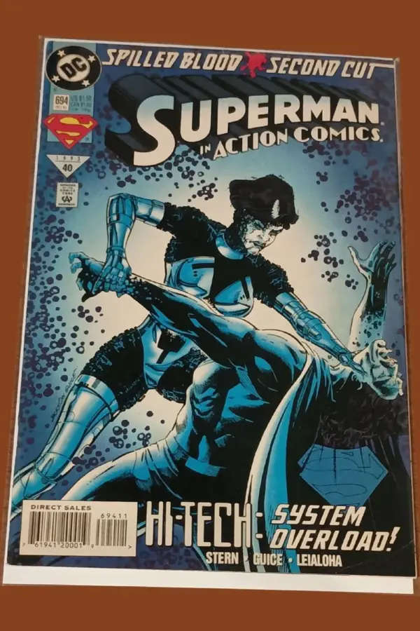 Superman in Action Comics #694 (1993) – Hi-Tech: System Overload!