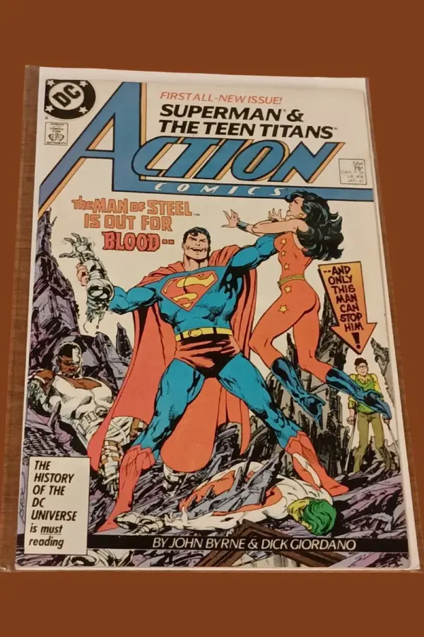 Action Comics #584 (1987) – Superman & The Teen Titans