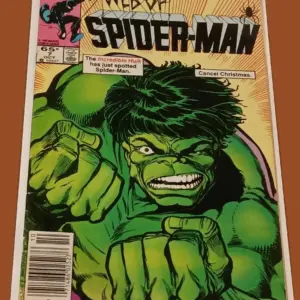 Web of Spider-Man #7 (1985) — Hulk “Cancel Christmas” Cover | Copper Age Marvel