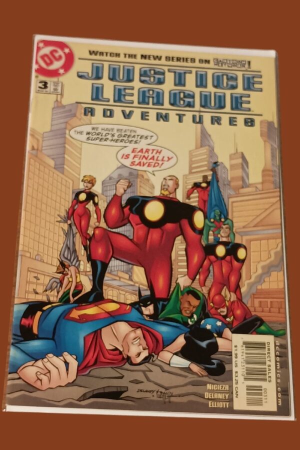 Justice League Adventures #3 (2002, DC Comics) – Based on the Hit Cartoon Network Series