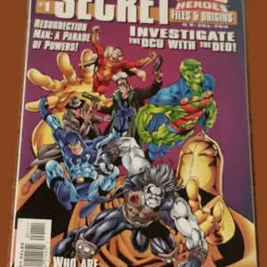 Secret Files & Origins: DCU Heroes #1 (1999, DC Comics) – Stars and S.T.R.I.P.E., Martian Manhunter, Lobo & More