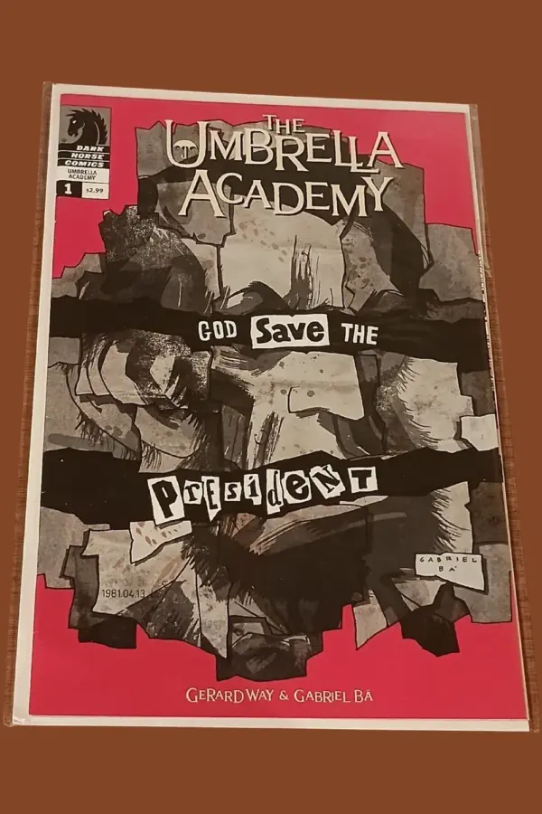 The Umbrella Academy: God Save the President #1 (2007, Dark Horse Comics) – Gerard Way & Gabriel Bá