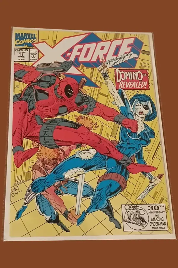 X-Force #11 (1992, Marvel Comics) – Deadpool vs. Domino, 30th Anniversary Issue