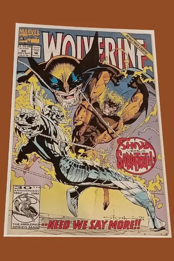 Wolverine #60 (Early Sept 1992) — “Shiva vs. Sabretooth” | Modern Age Marvel