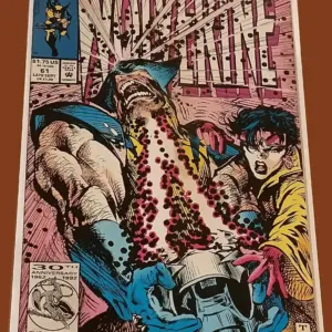 Wolverine #61 (1992) – Wolverine and Jubilee Face the Omega Red Threat! 30th Anniversary Issue