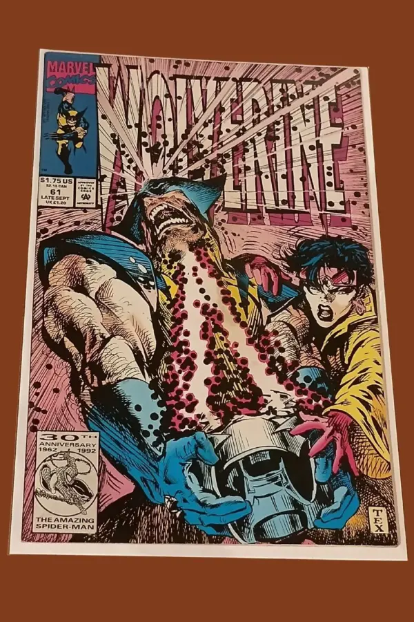 Wolverine #61 (1992) – Wolverine and Jubilee Face the Omega Red Threat! 30th Anniversary Issue