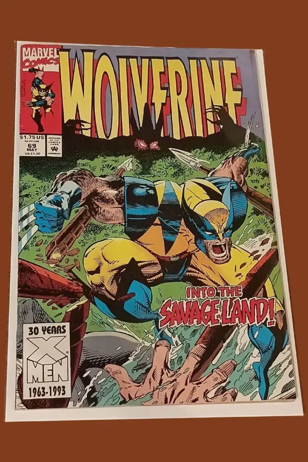 Wolverine #69 (1993) – Into the Savage Land! | X-Men 30th Anniversary Issue