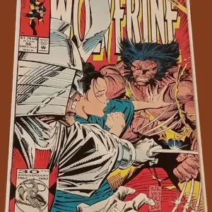 Wolverine #56 (1992) – Wolverine vs. Shiva! | Marvel 30th Anniversary Issue
