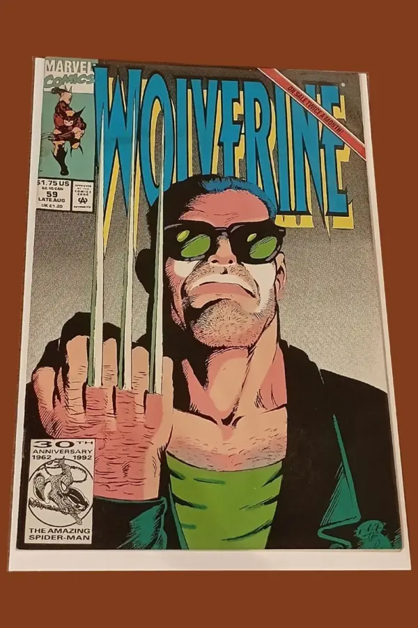 Wolverine #59 (1992) – The Coolest Wolverine Cover of the ’90s! | Marvel 30th Anniversary Issue
