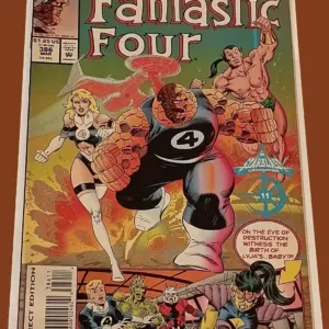 Fantastic Four #386 (1994) – The Last Blast! | Marvel Crossover | Birth of Lyja’s Baby Fantastic Four #386 (1994) – The Last Blast! | Marvel Crossover | Birth of Lyja’s Baby