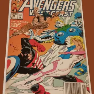 Avengers West Coast #88 (1992) – Featuring Wolverine | The Ultimate Cold War | Marvel Comics Avengers West Coast #88 (1992) – Featuring Wolverine | The Ultimate Cold War | Marvel Comics