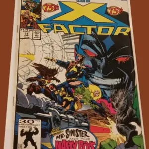 X-Factor #75 (1992) – 75th Giant-Size Anniversary Issue | Mr. Sinister & The Nasty Boys | Marvel Comics