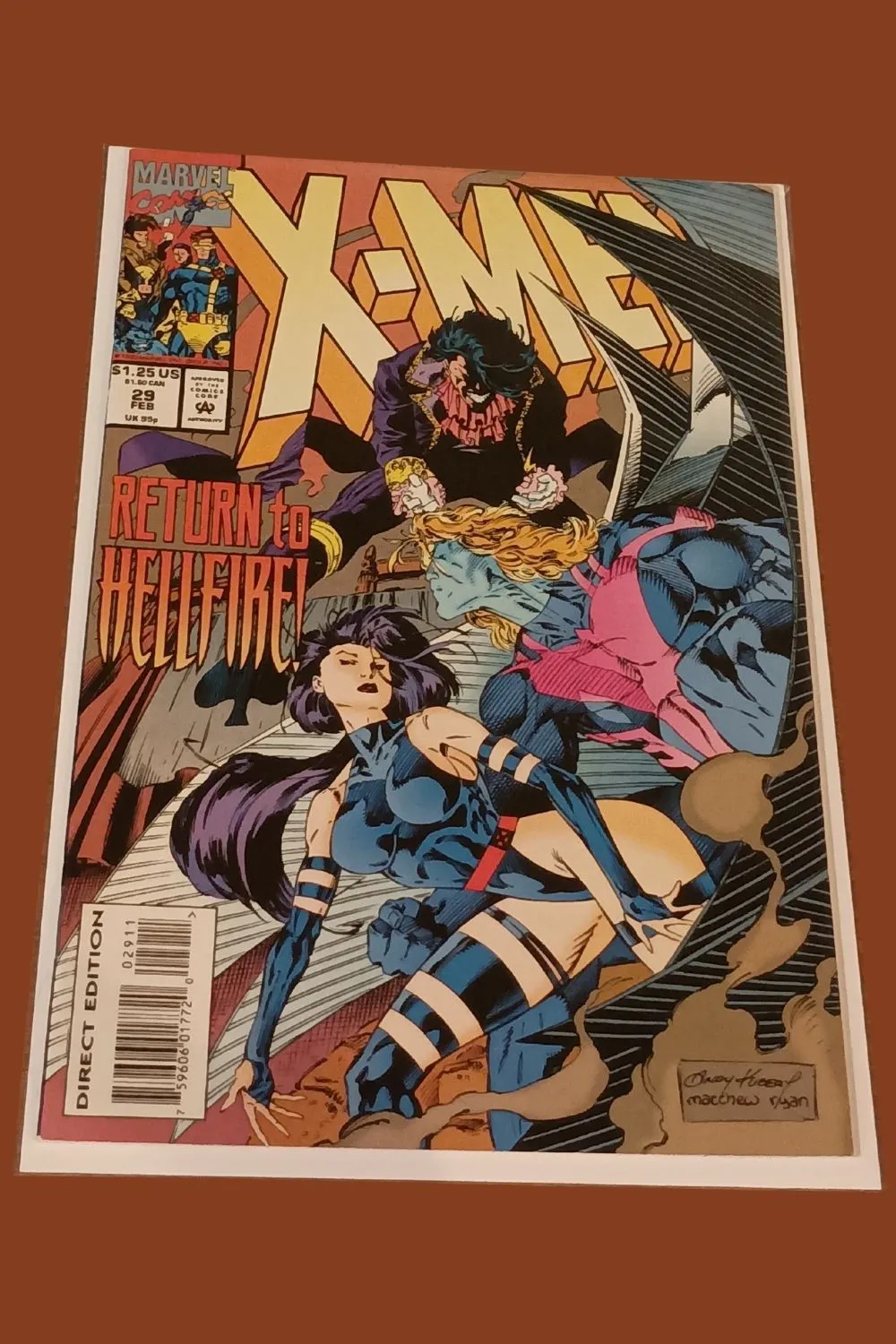 X-Men #29 (1991) – Return to Hellfire! | Marvel Comics | Psylocke vs. the Hellfire Club X-Men #29 (1991) – Return to Hellfire! | Marvel Comics | Psylocke vs. the Hellfire Club