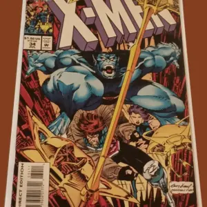 X-Men #34 (1994) – Gambit, Beast & Psylocke Team-Up | 90s Marvel Action Classic