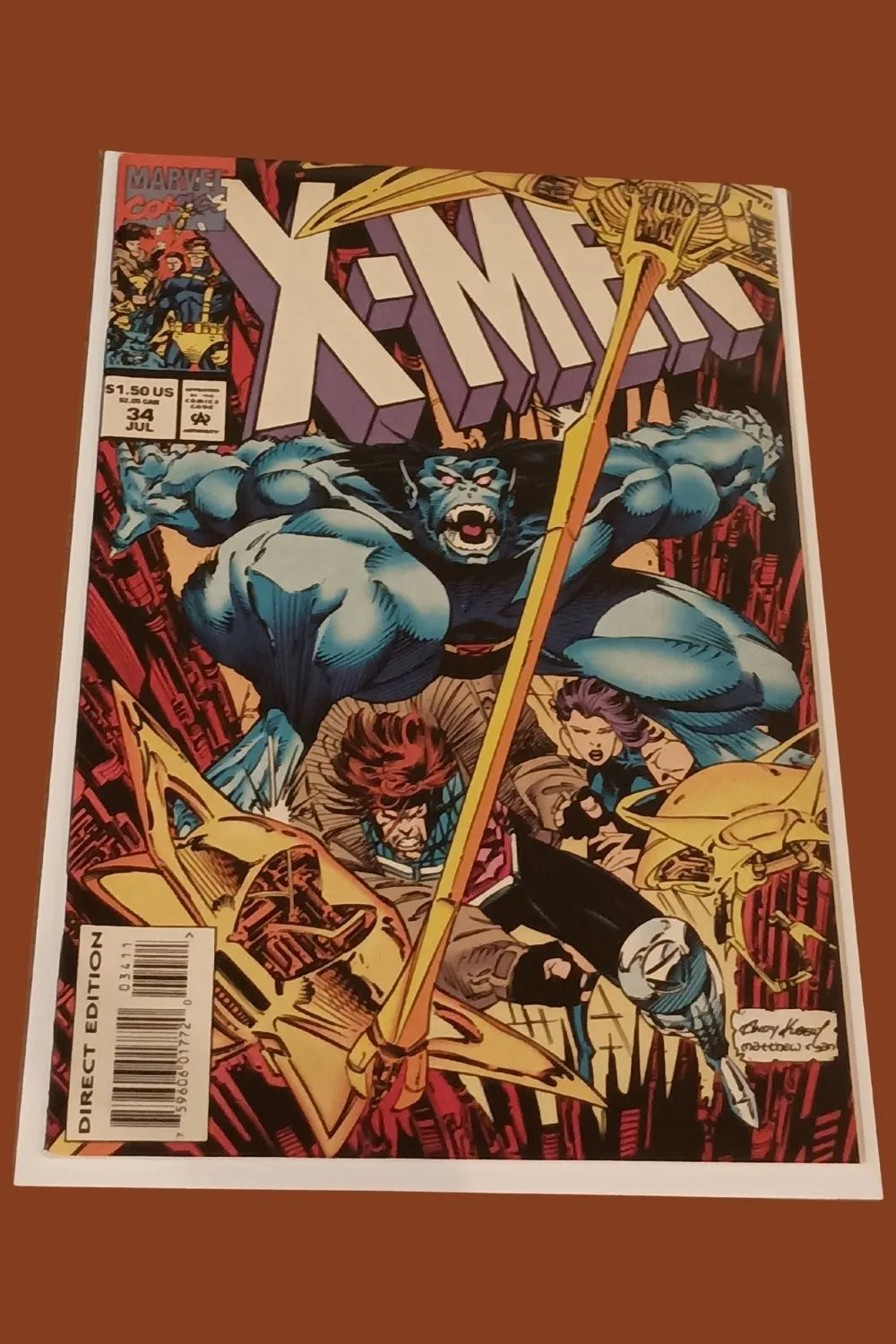 X-Men #34 (1994) – Gambit, Beast & Psylocke Team-Up | 90s Marvel Action Classic X-Men #34 (1994) – Gambit, Beast & Psylocke Team-Up | 90s Marvel Action Classic