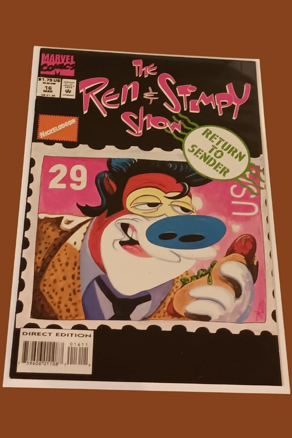 The Ren & Stimpy Show #16 (1994, Marvel Comics) – “Return to Sender” Nickelodeon Classic The Ren & Stimpy Show #16 (1994, Marvel Comics) – “Return to Sender” Nickelodeon Classic